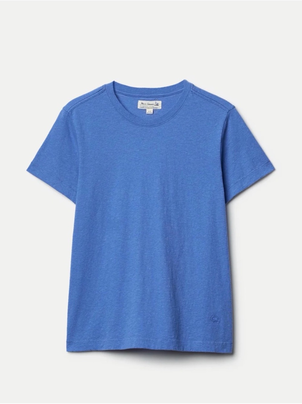 Merz B. Schwanen Cotton Hemp Womens Tee Shirt Lot of 2 M Blue Olive - Picture 5 of 6